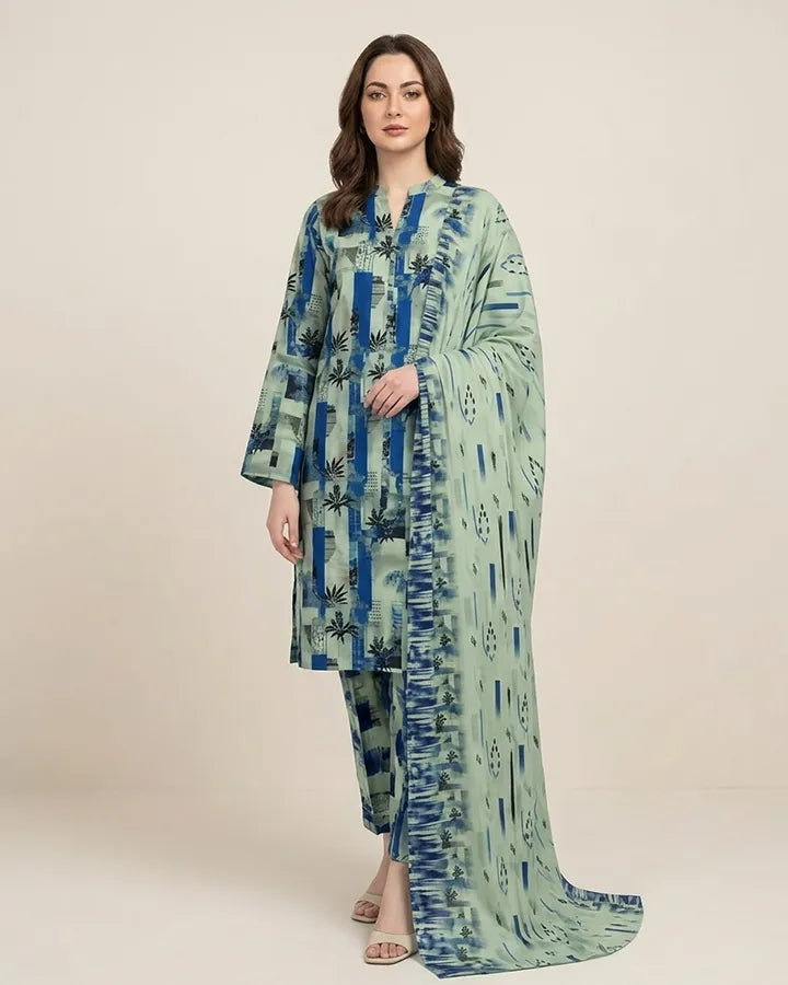 Ocean Breeze Lawn Suit
