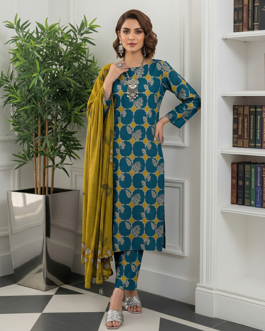 Anushay Luxury Printed Lawn — 3 Piece Collection