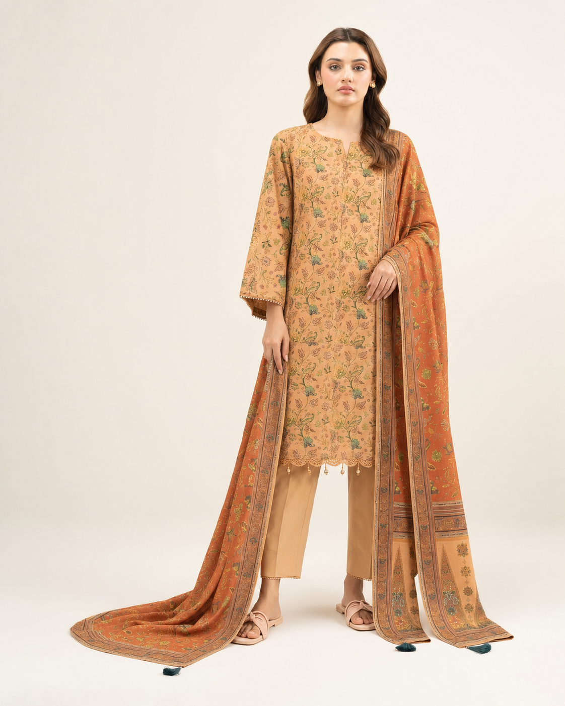 Alkaram | Signature Essence – Premium 3-Piece Printed Lawn