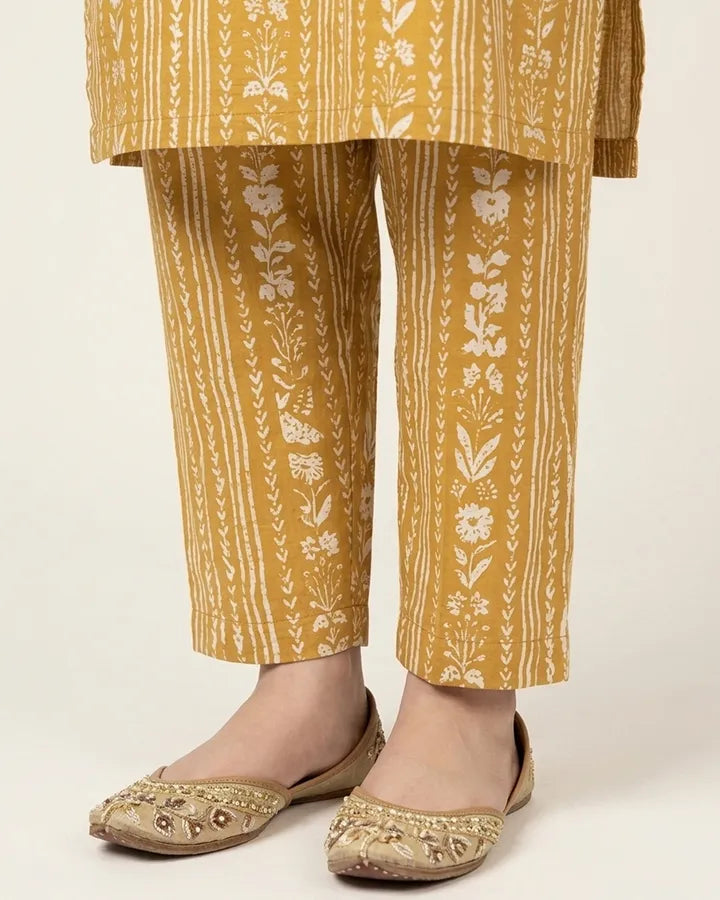 Golden Blossom Lawn Suit