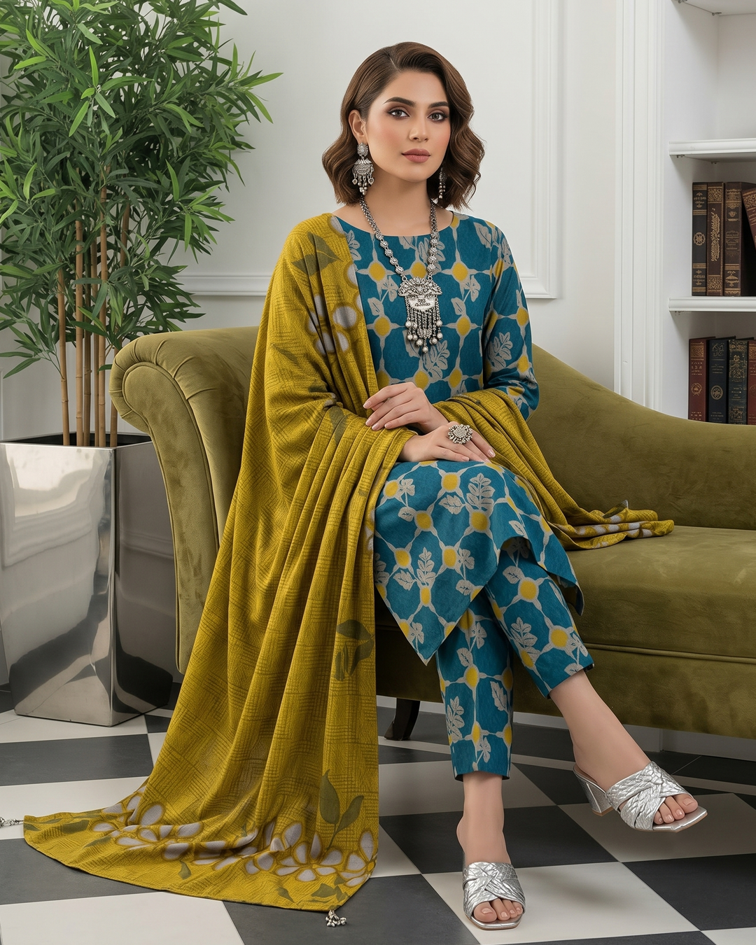 Anushay Luxury Printed Lawn — 3 Piece Collection
