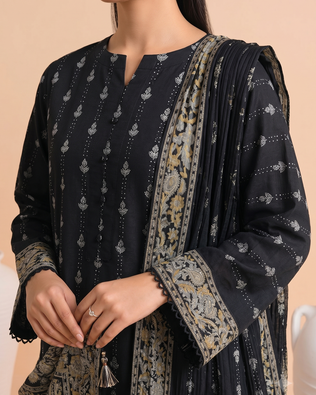 Alkaram | Signature Essence – Premium 3-Piece Printed Lawn