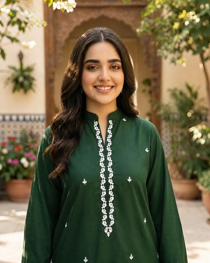 Emerald Grace Lawn Suit