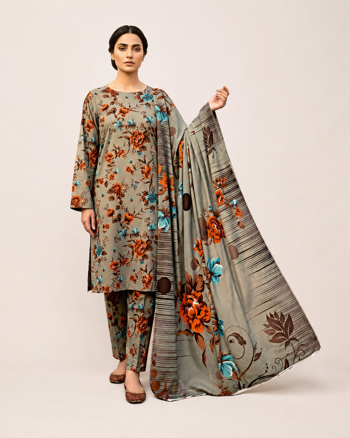 Alkaram | Modern Heritage – Premium 90/70 Printed Lawn - 3 Piece