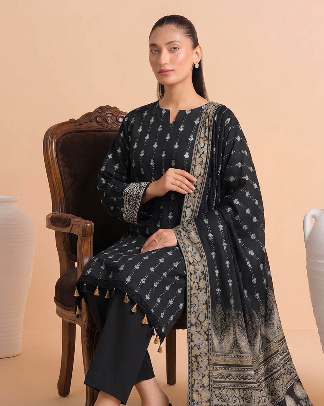 Alkaram | Signature Essence – Premium 3-Piece Printed Lawn