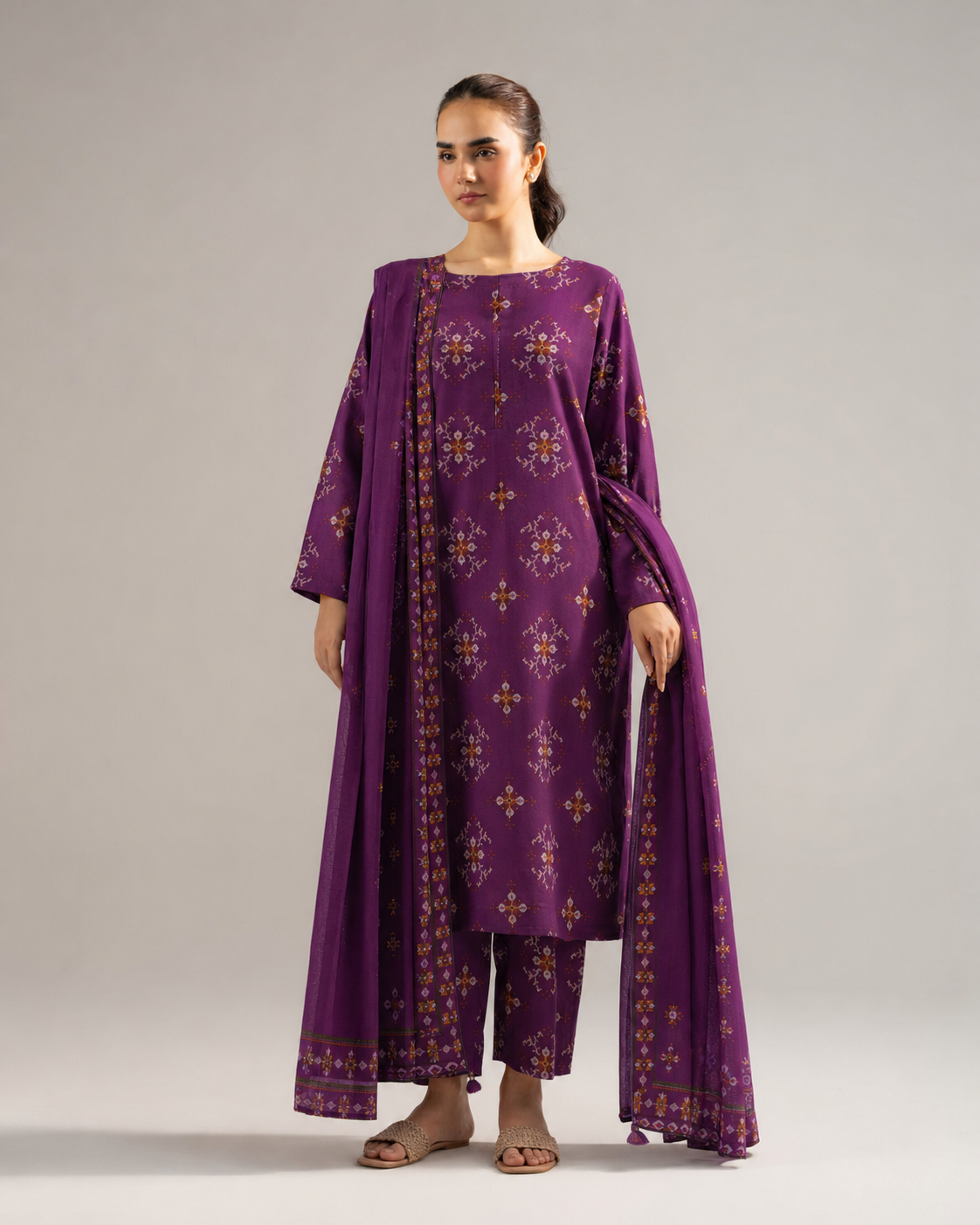 Anushay Luxury Printed Lawn — 3 Piece Collection