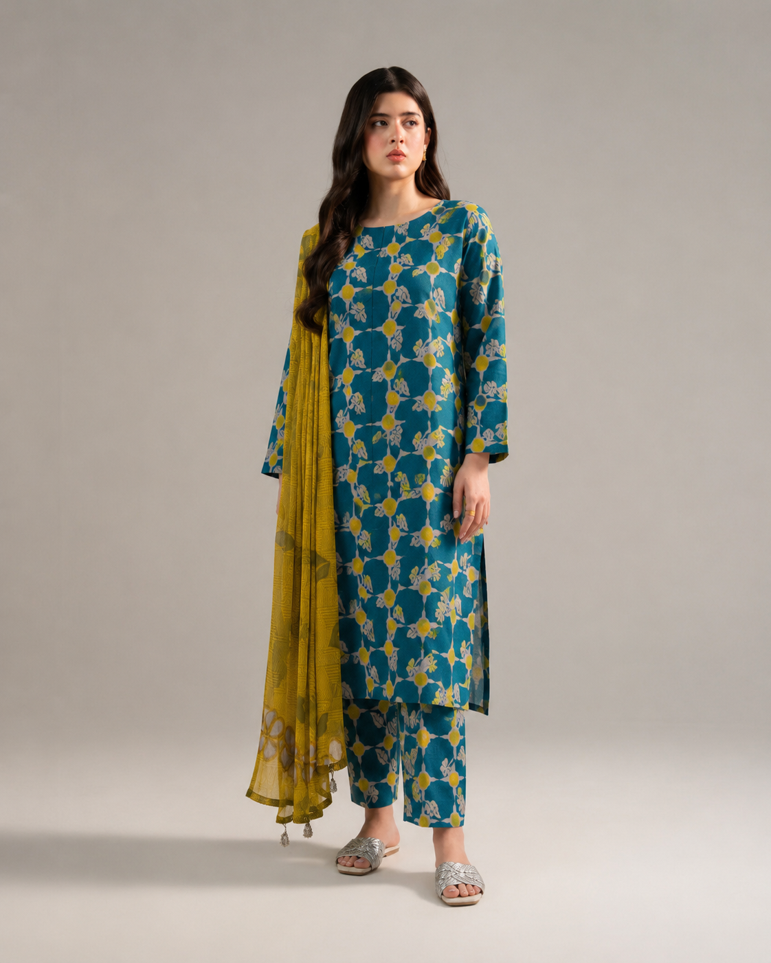 Anushay Luxury Printed Lawn — 3 Piece Collection