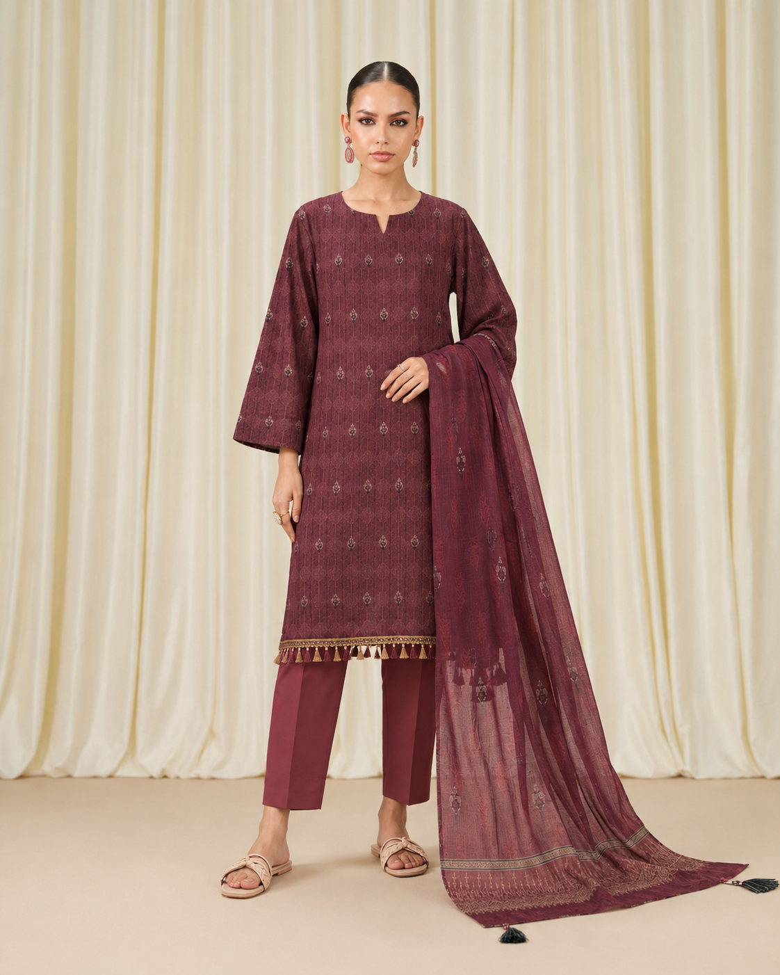 Alkaram | Signature Essence – Premium 3-Piece Printed Lawn