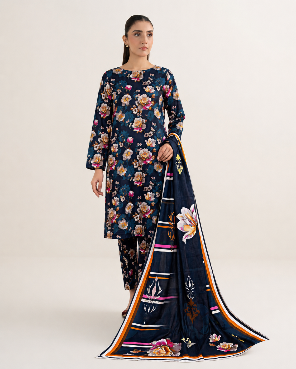 Alkaram | Modern Heritage – Premium 90/70 Printed Lawn - 3 Piece