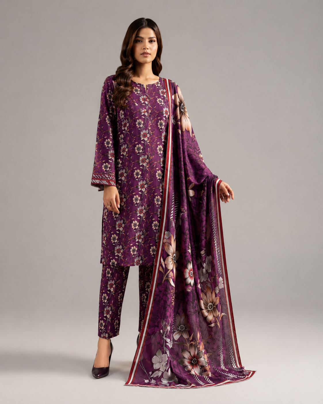 Alkaram | Modern Heritage – Premium 90/70 Printed Lawn - 3 Piece