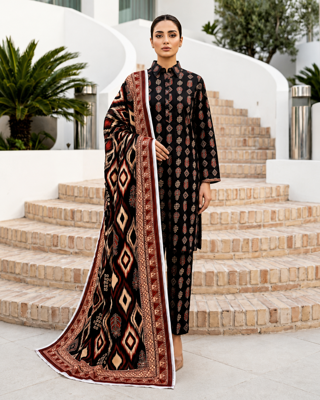 Alkaram | Modern Heritage – Premium 90/70 Printed Lawn - 3 Piece
