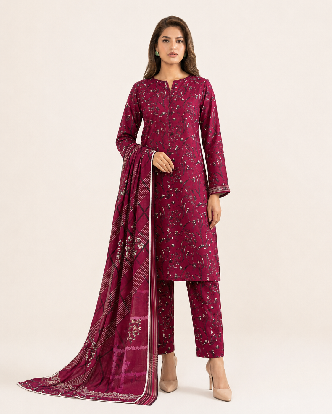 Alkaram | Modern Heritage – Premium 90/70 Printed Lawn - 3 Piece