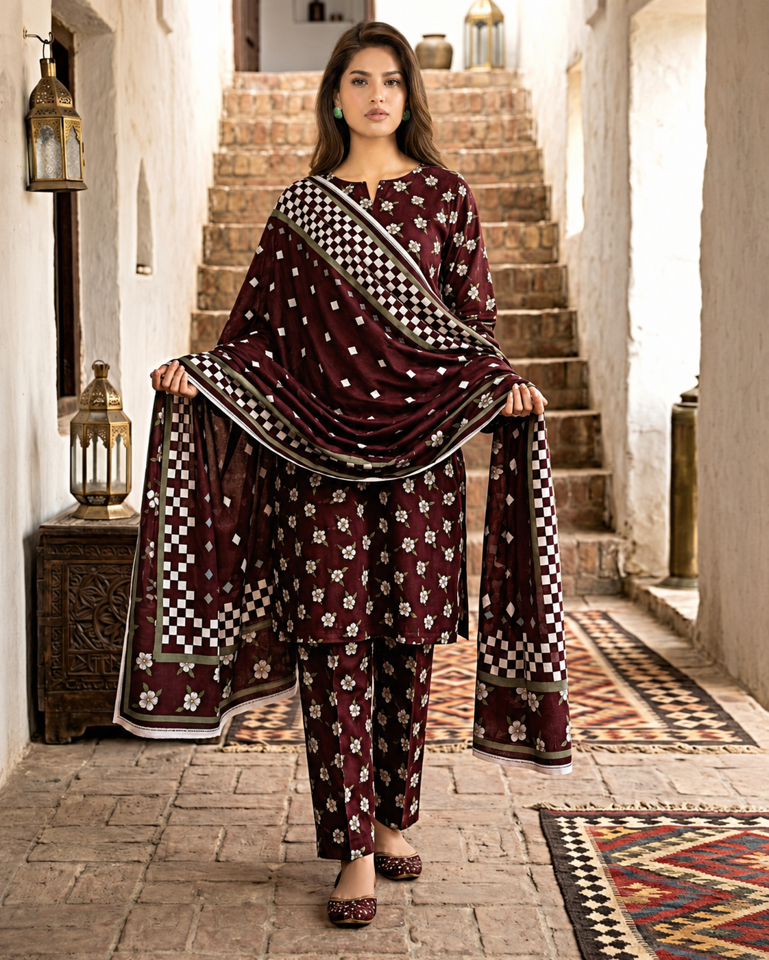 Alkaram | Modern Heritage – Premium 90/70 Printed Lawn - 3 Piece