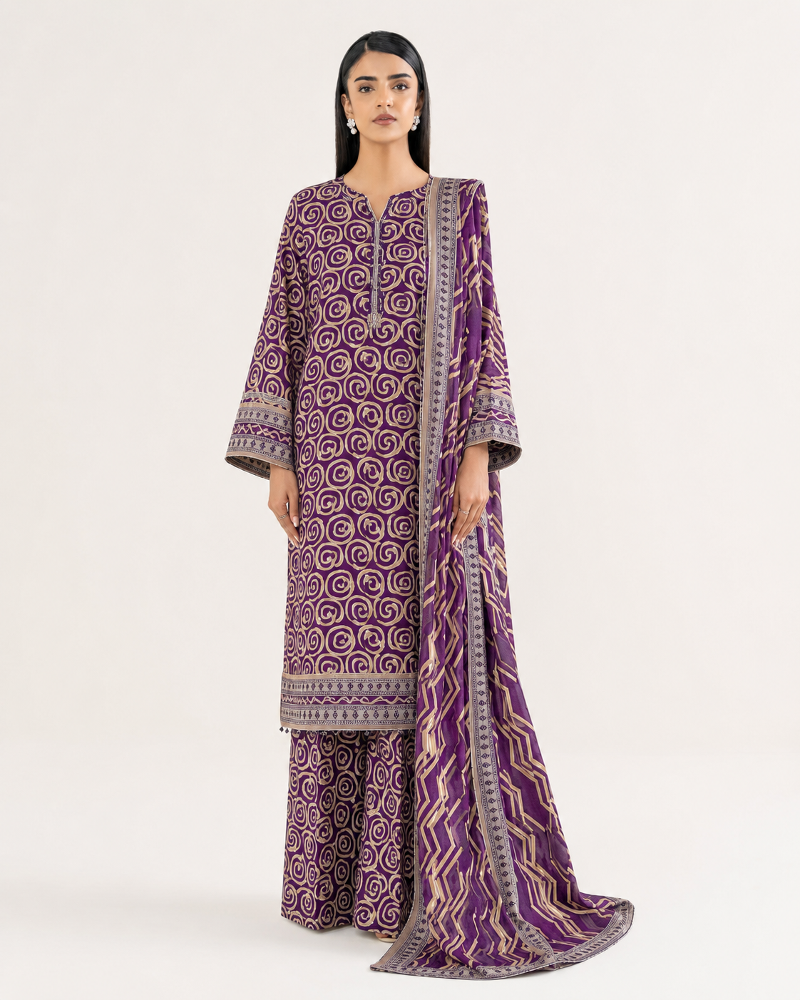 Alkaram | Modern Heritage – Premium 90/70 Printed Lawn - 3 Piece